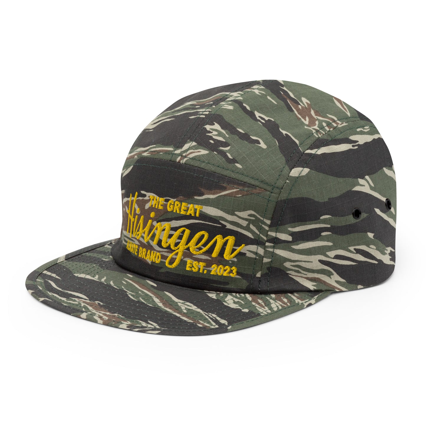 Five Panel Cap - Hisingen, Gul Brodyr