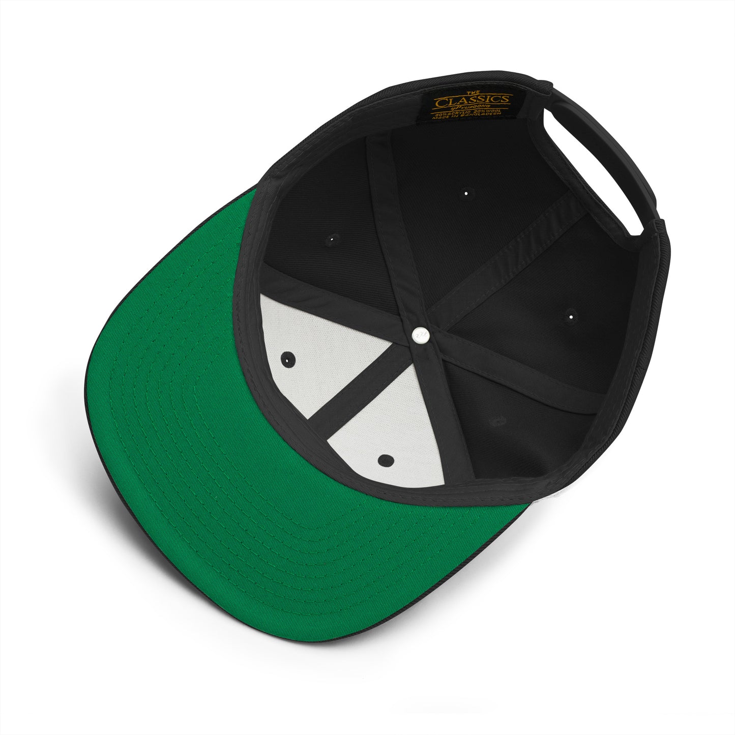 Snapback Flat - Hisingen, Vit Brodyr