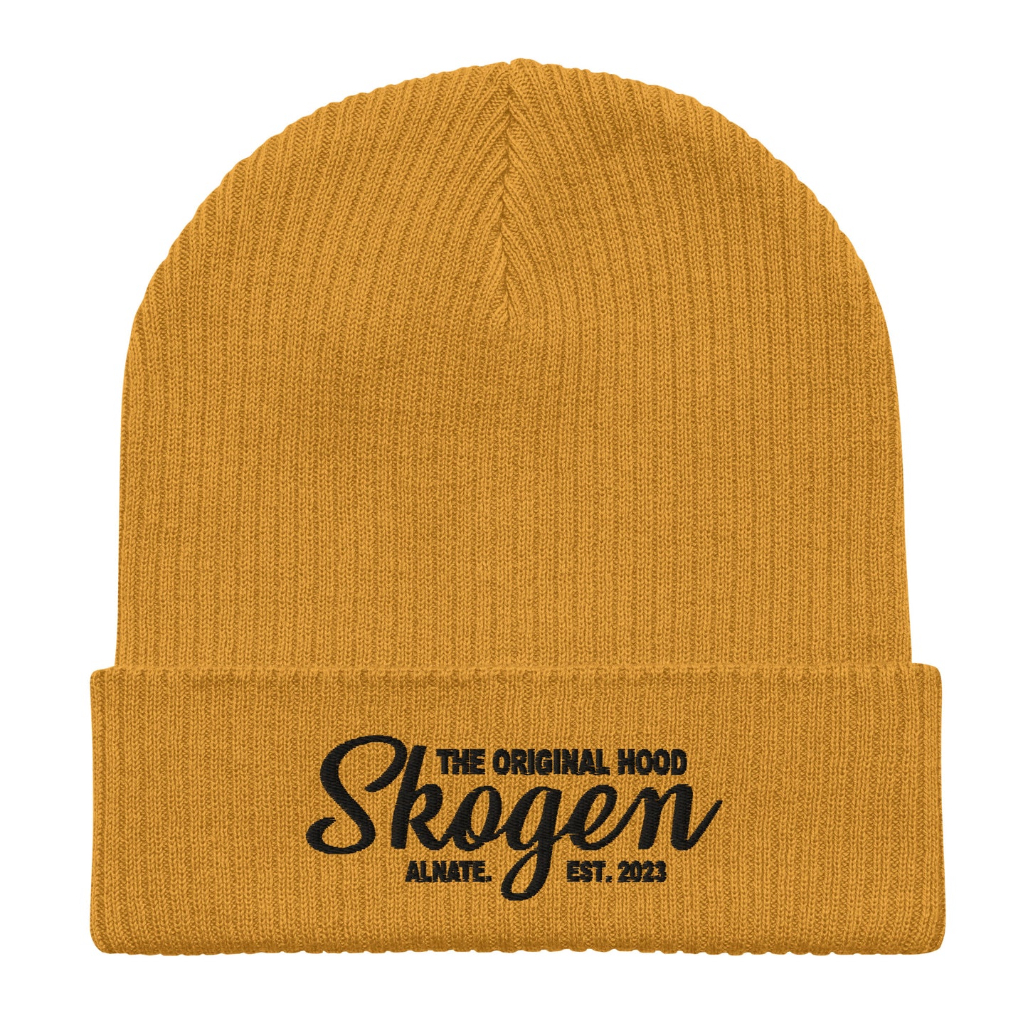 Mössa Ribbstickad - Skogen