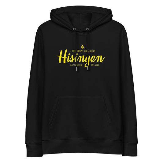 Hoodie - Hisingen, Gult Tryck