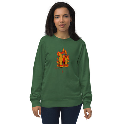 Tjej i gävlebocken sweatshirt jultröja