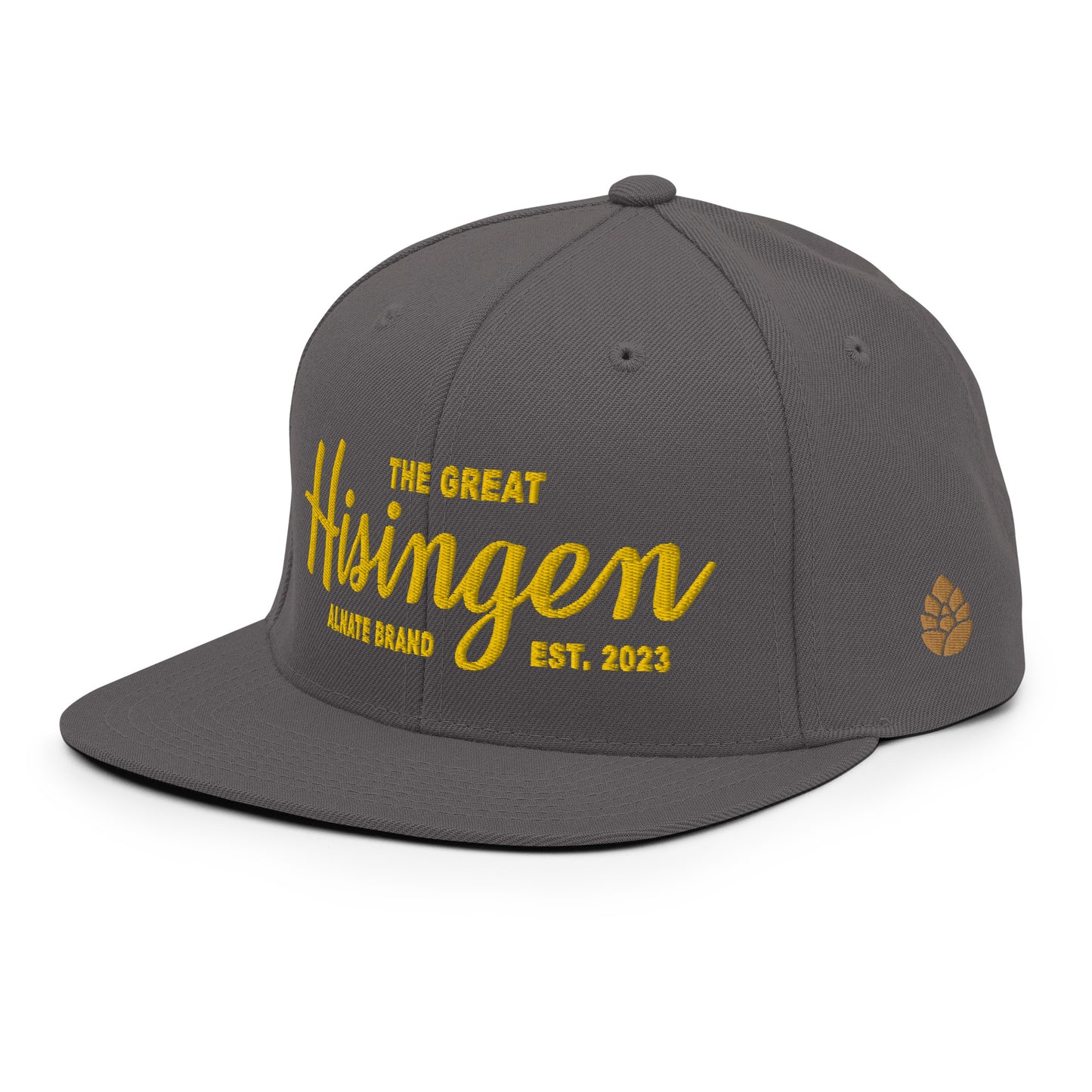 Snapback Flat - Hisingen, Gul Brodyr