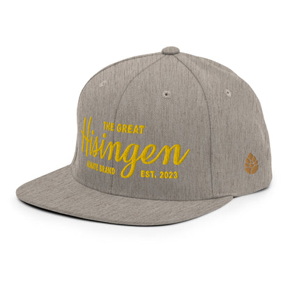 Snapback Flat - Hisingen, Gul Brodyr