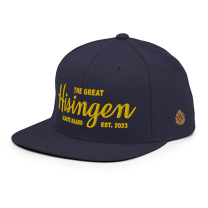 Snapback Flat - Hisingen, Gul Brodyr