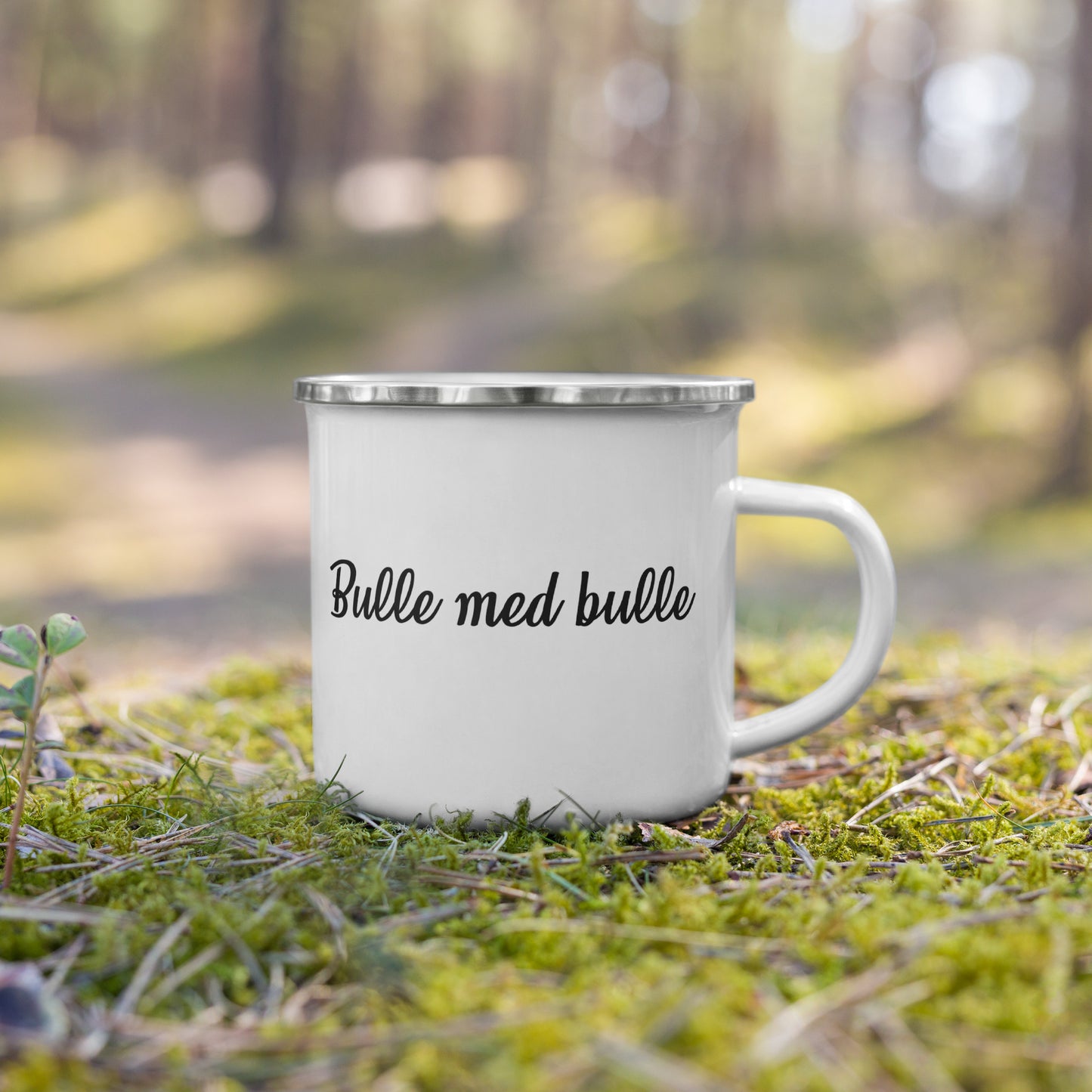 Emaljerad Mugg - Bulle med bulle