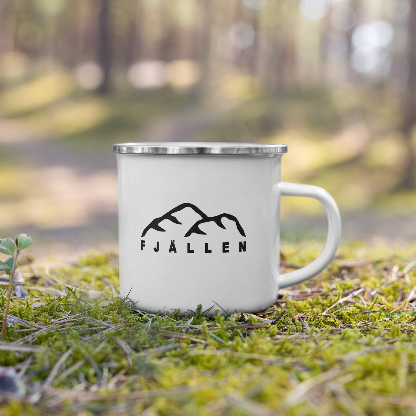 Emaljerad Mugg - Fjällen